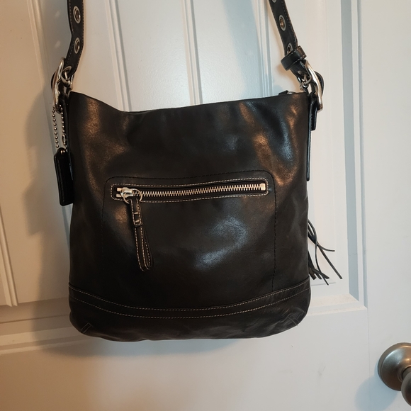 All leather coach crossbody - Picture 6 of 10